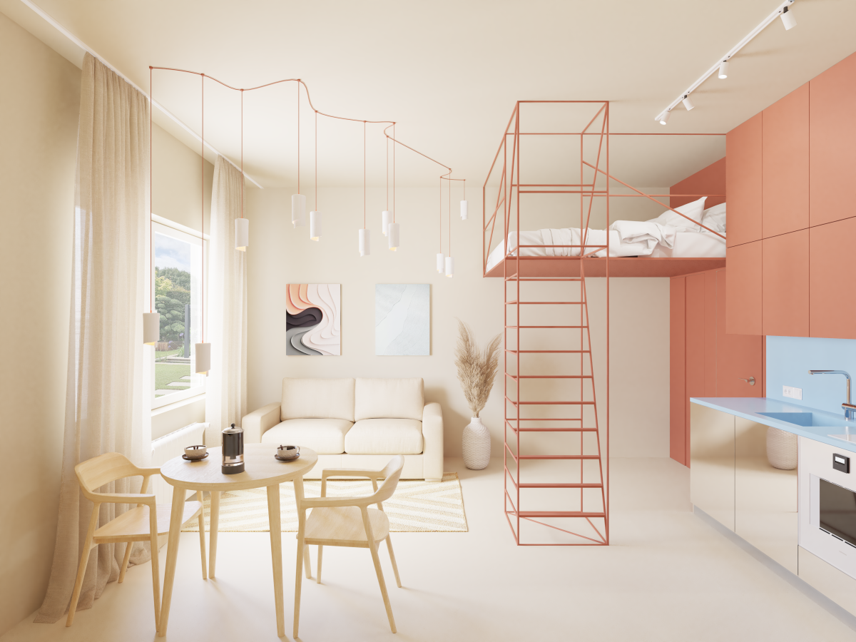 Downtown apartment interior